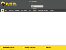 Tablet Screenshot of jansengroup.com